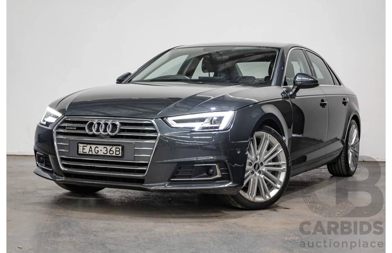 07/2016 Audi A4 2.0 TDI Quattro S-tronic Sport (AWD) F4 (B9) 4D Sedan Grey Turbo Diesel 2.0L