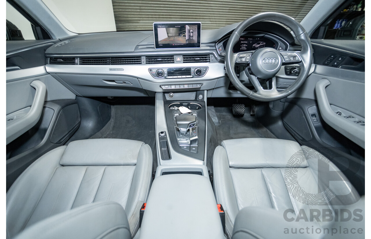 07/2016 Audi A4 2.0 TDI Quattro S-tronic Sport (AWD) F4 (B9) 4D Sedan Grey Turbo Diesel 2.0L