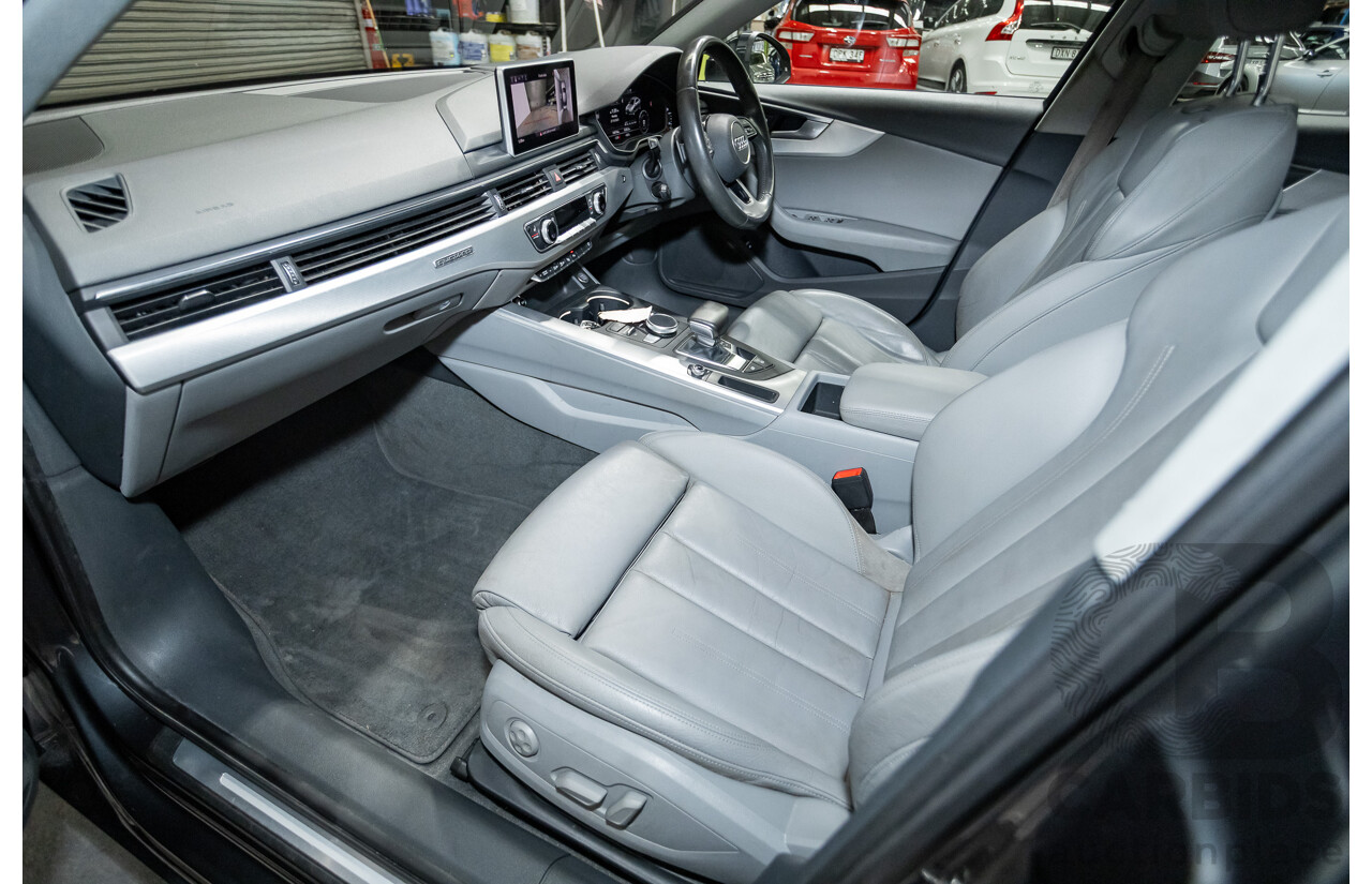 07/2016 Audi A4 2.0 TDI Quattro S-tronic Sport (AWD) F4 (B9) 4D Sedan Grey Turbo Diesel 2.0L