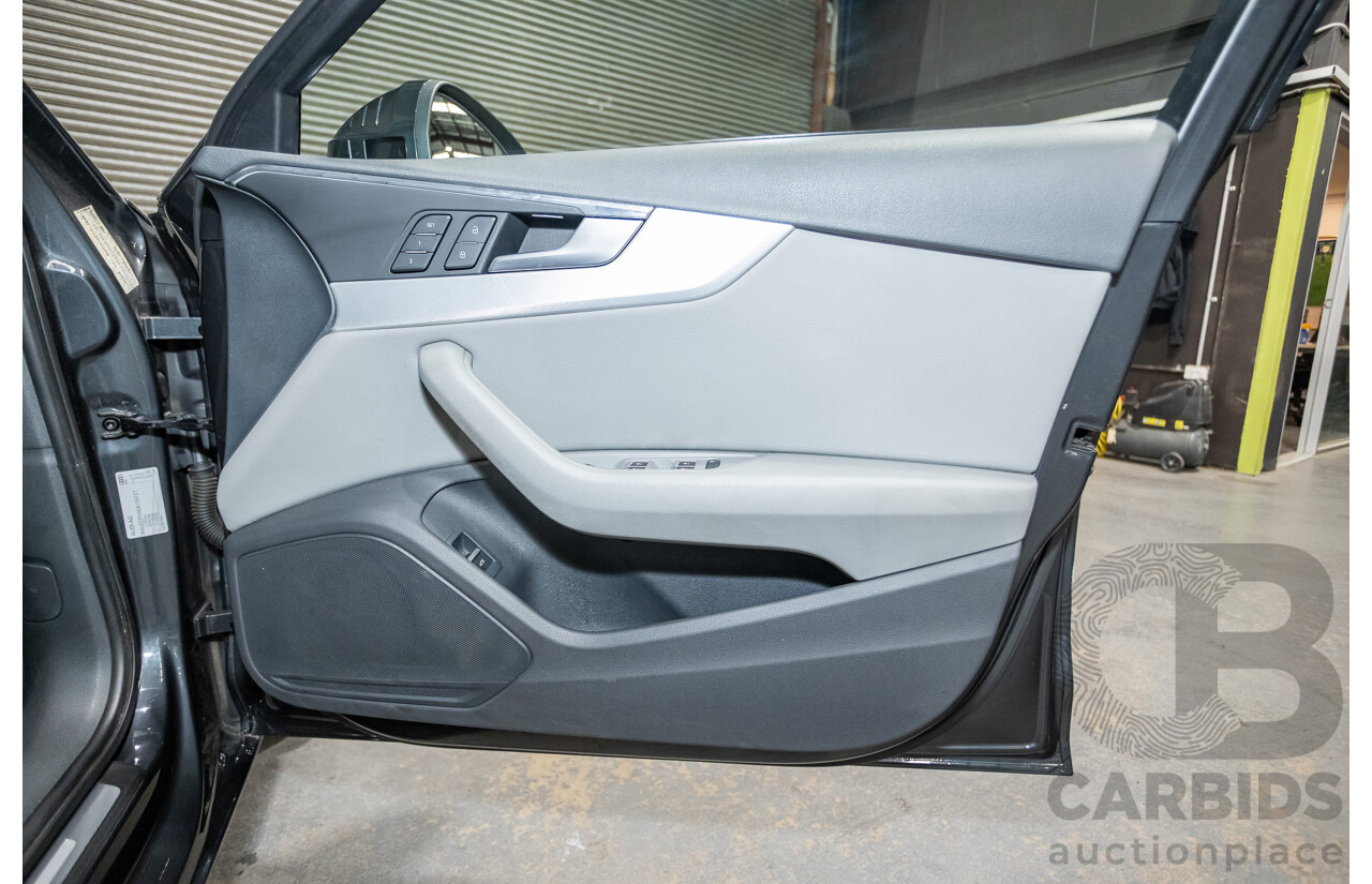 07/2016 Audi A4 2.0 TDI Quattro S-tronic Sport (AWD) F4 (B9) 4D Sedan Grey Turbo Diesel 2.0L