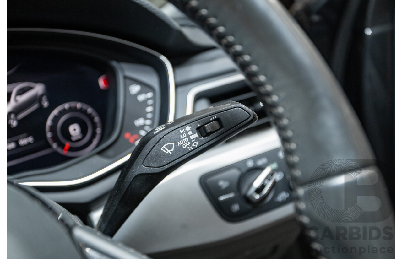 07/2016 Audi A4 2.0 TDI Quattro S-tronic Sport (AWD) F4 (B9) 4D Sedan Grey Turbo Diesel 2.0L