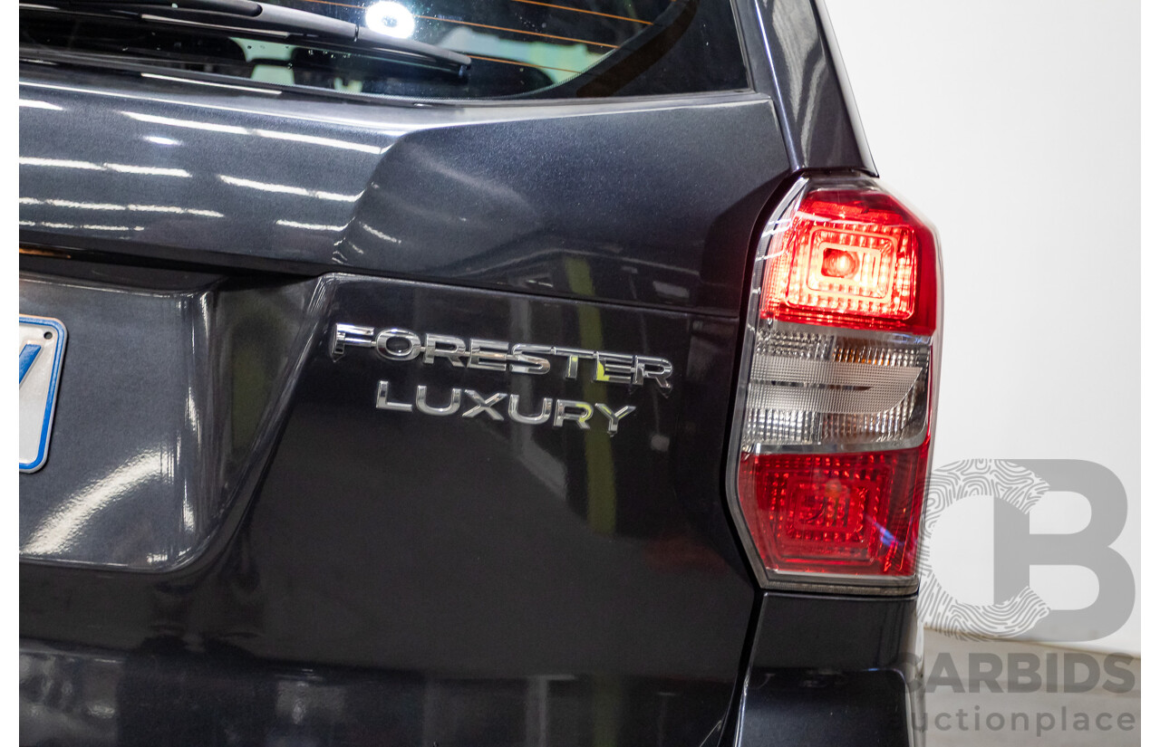 7/2014 Subaru Forester 2.5i Luxury Limited Edition MY14 4d Wagon Dark Grey Metallic 2.5L