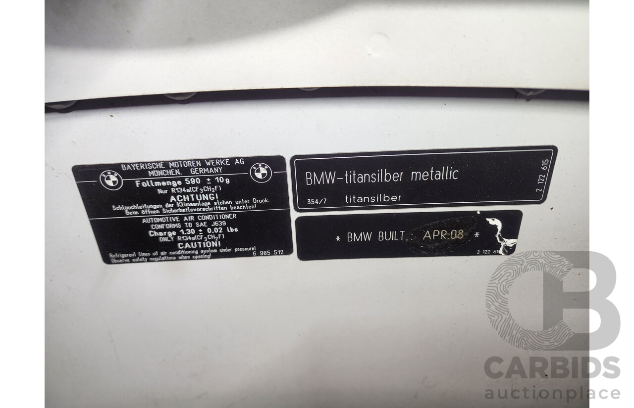 5/2008 Bmw 3 20d E90 08 UPGRADE 4d Sedan Silver 2.0L