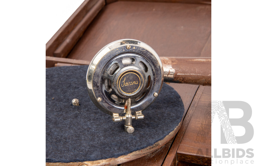 Antique Rexoport Portable Gramophone Player, Made in Australia