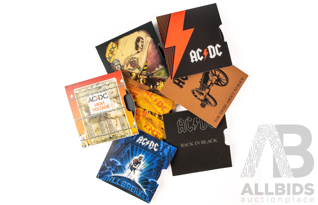 Australian RAM 2021 AC/DC Seven Twenty Cent Coin Box Set
