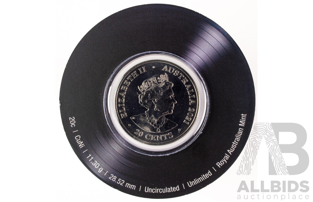 Australian RAM 2021 AC/DC Seven Twenty Cent Coin Box Set