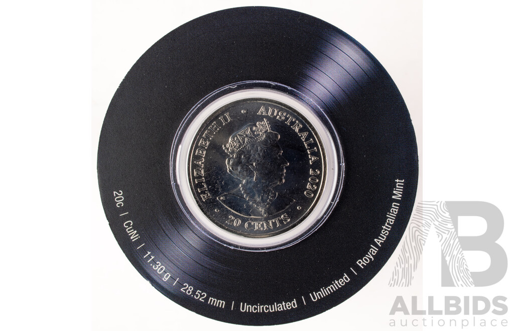 Australian RAM 2021 AC/DC Seven Twenty Cent Coin Box Set