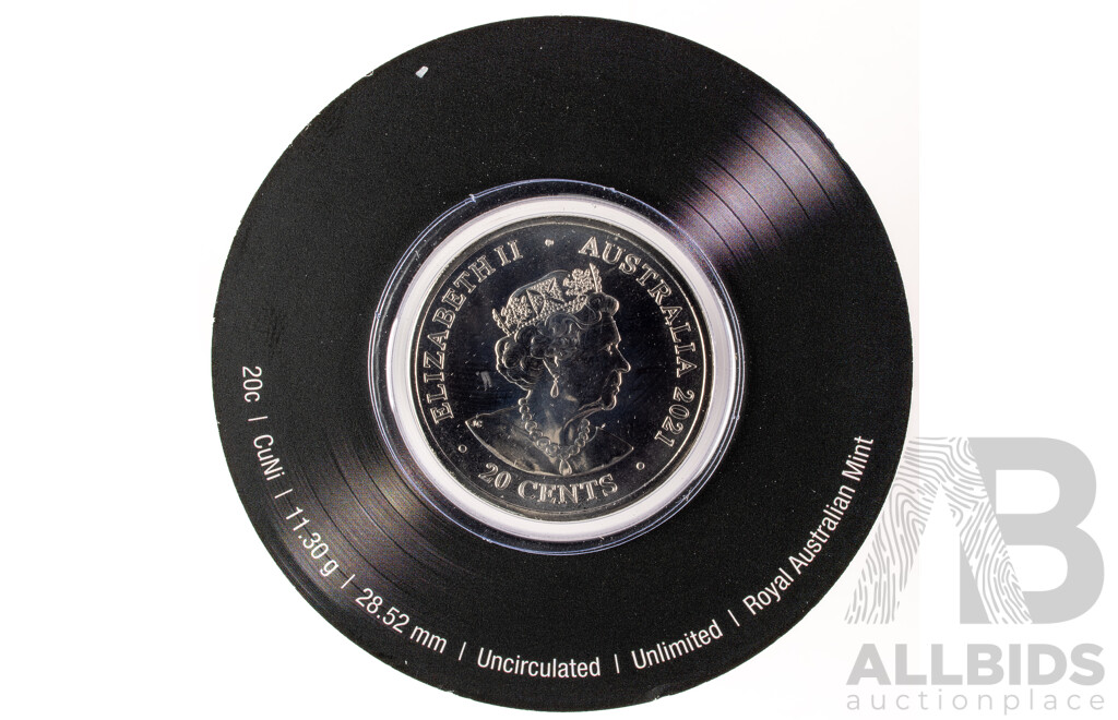 Australian RAM 2021 AC/DC Seven Twenty Cent Coin Box Set