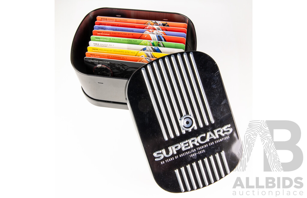 Australian RAM 2020 Nine Fifty Cent Coin Supercars Set, 60 Years of Australian Touring Car Chapionship