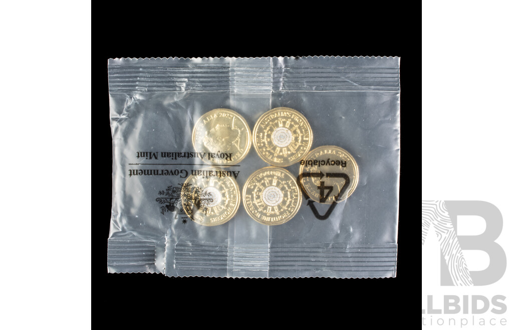 Fifteen Australian RAM 2022 UNC Two Dollar Coins Including 2020 75 Years End of WW2, 2022 Front Line Workers, 2021 Ambulance Services