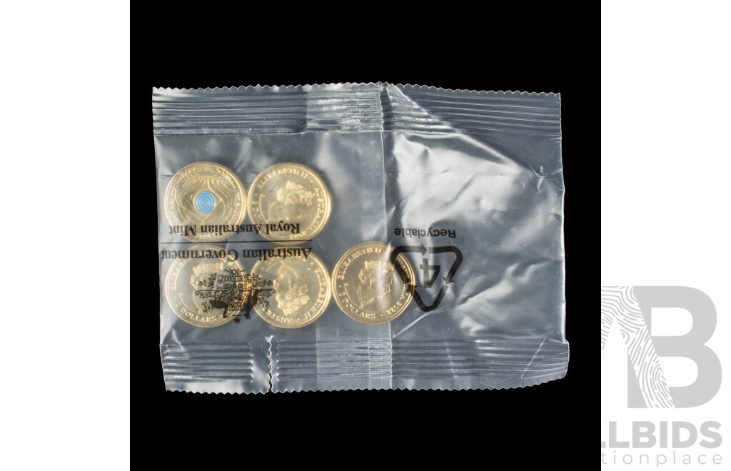 Fifteen Australian RAM 2022 UNC Two Dollar Coins Including 2020 75 Years End of WW2, 2022 75 Years Peace Keeping, 2020 Firefighters