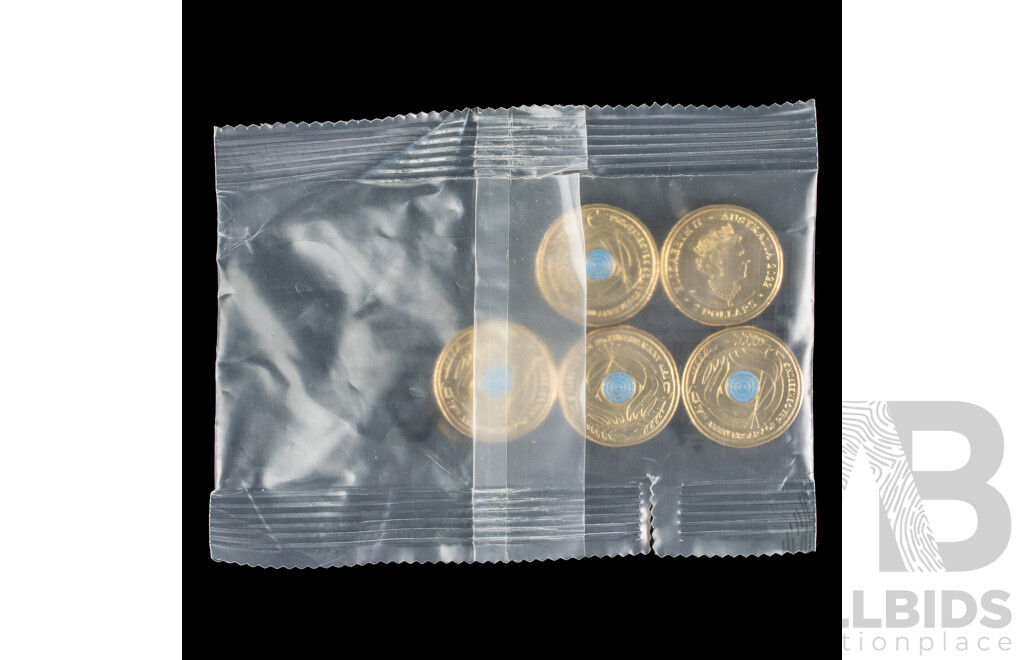 Fifteen Australian RAM 2022 UNC Two Dollar Coins Including 2020 75 Years End of WW2, 2022 75 Years Peace Keeping, 2020 Firefighters