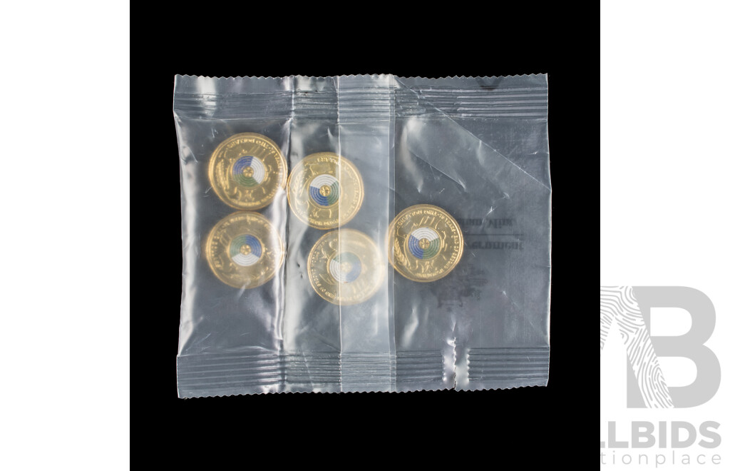 Fifteen Australian RAM 2022 UNC Two Dollar Coins Including 2020 75 Years End of WW2, 2022 75 Years Peace Keeping, 2020 Firefighters