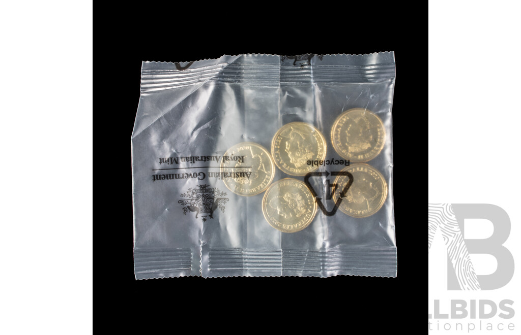 Fifteen Australian RAM 2022 UNC Two Dollar Coins Including 2020 75 Years End of WW2, 2022 75 Years Peace Keeping, 2020 Firefighters