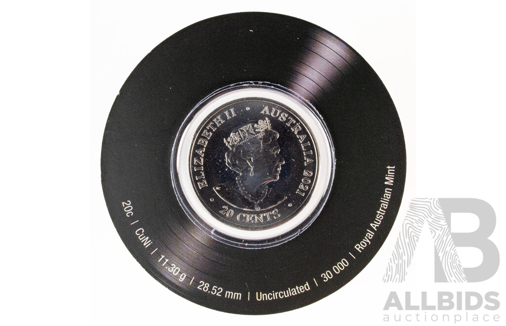 Australian RAM 2021 AC/DC Seven Twenty Cent Coin Box Set