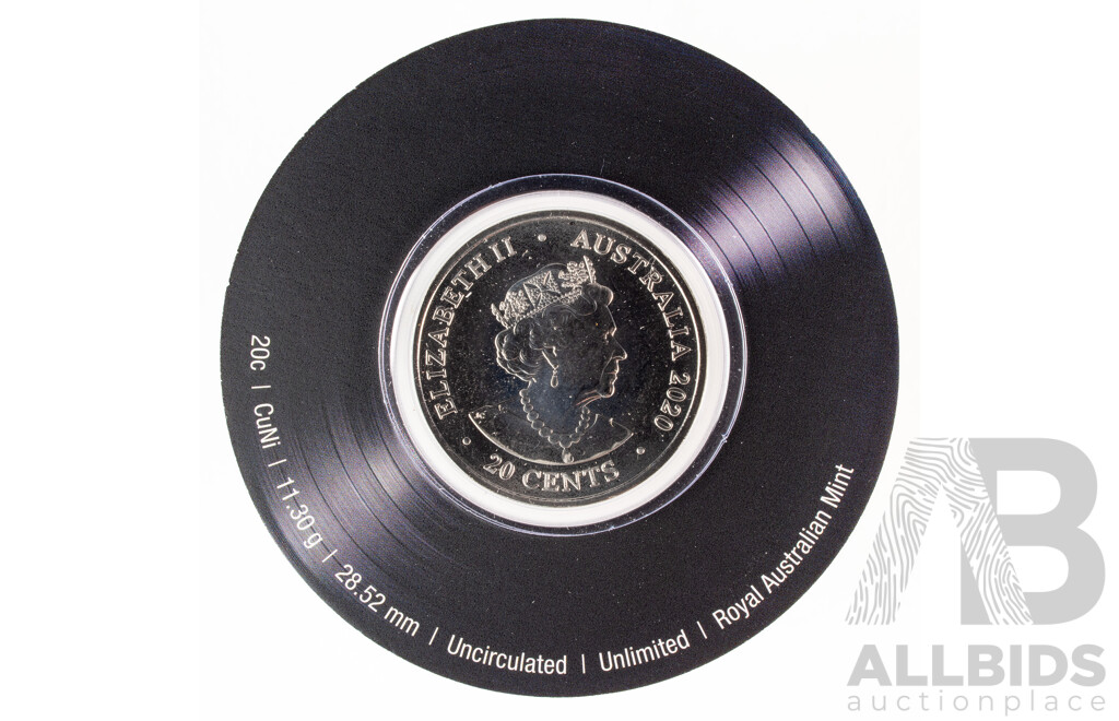 Australian RAM 2021 AC/DC Seven Twenty Cent Coin Box Set