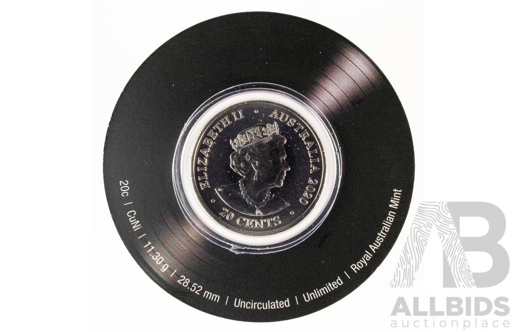 Australian RAM 2021 AC/DC Seven Twenty Cent Coin Box Set