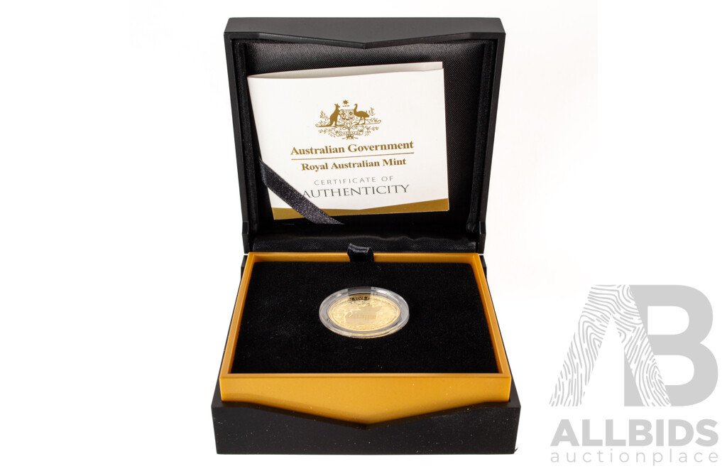 Australian RAM 2019 Twenty Five Dollar Gold Proof Coin, Lunar Series II - Year of the Pig .999