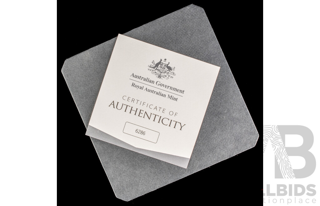 Australian RAM 2024 Silver Proof Domed Five Dollar Coin, Lunar Series Year of the Dragon