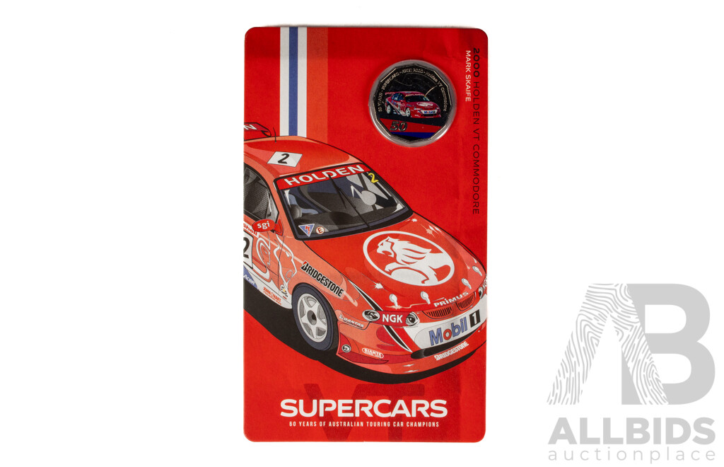 Australian RAM 2020 Nine Fifty Cent Coin Supercars Set, 60 Years of Australian Touring Car Championship