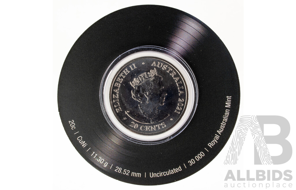 Australian RAM 2021 AC/DC Seven Twenty Cent Coin Box Set