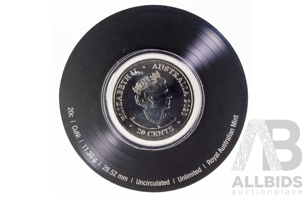 Australian RAM 2021 AC/DC Seven Twenty Cent Coin Box Set