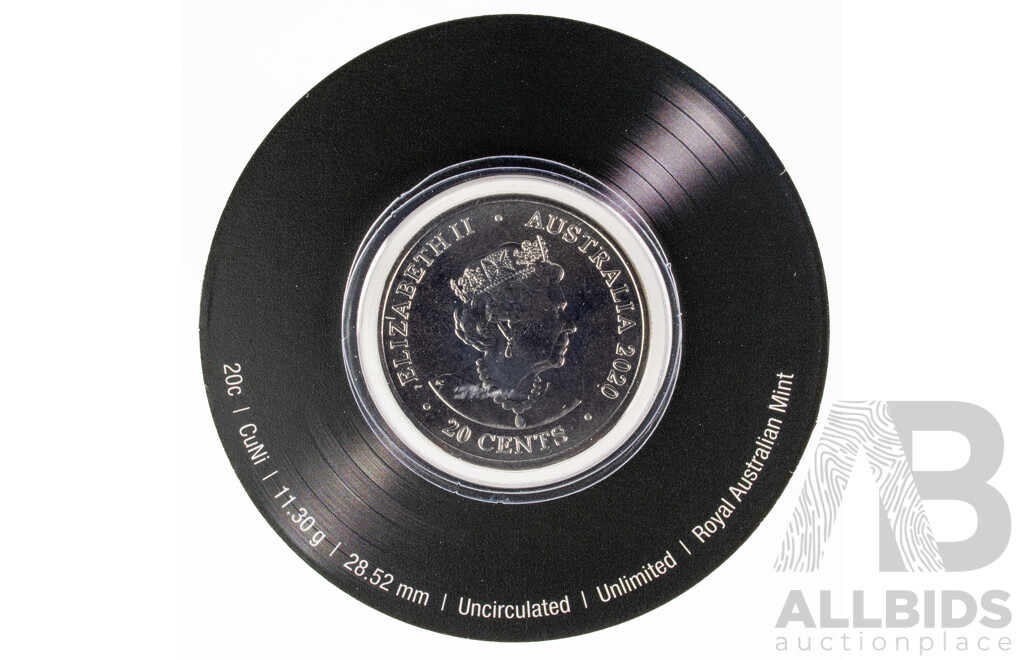 Australian RAM 2021 AC/DC Seven Twenty Cent Coin Box Set