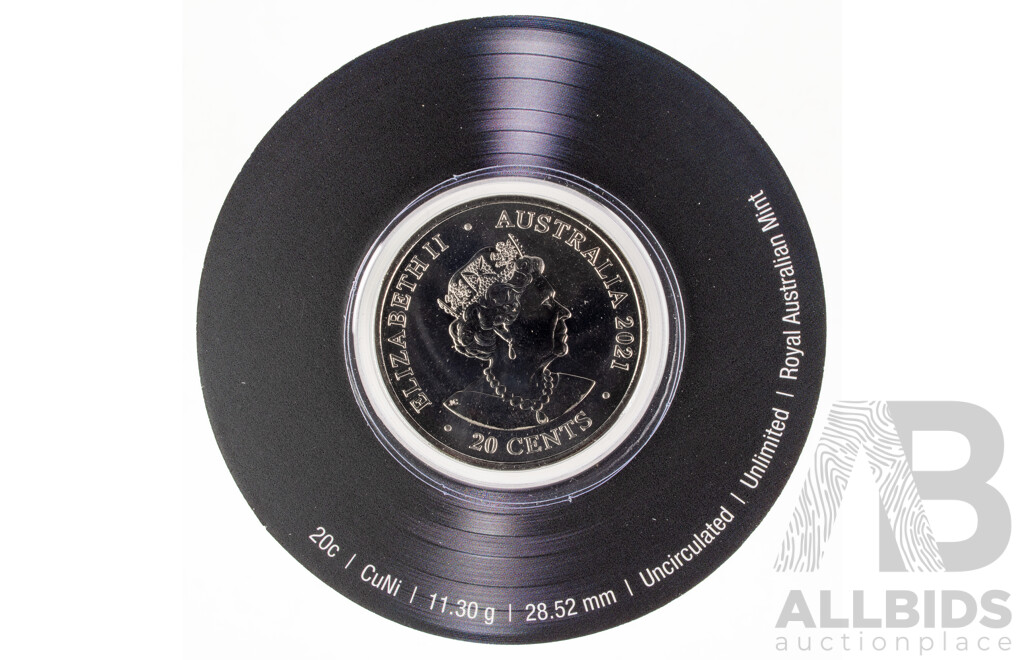 Australian RAM 2021 AC/DC Seven Twenty Cent Coin Box Set