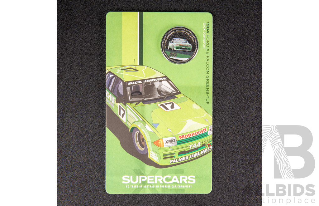 Australian RAM 2020 Nine Fifty Cent Coin Supercars Set, 60 Years of Australian Touring Car Championship