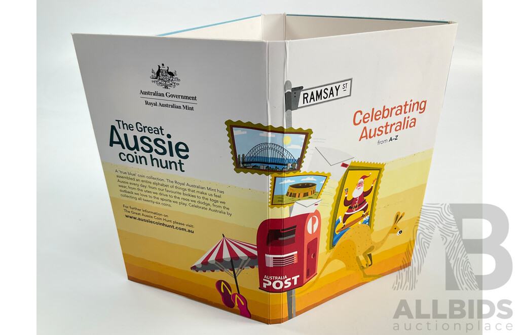 Australian RAM 2019 One Dollar Great Aussie Coin Hunt Folder and Coin Tube