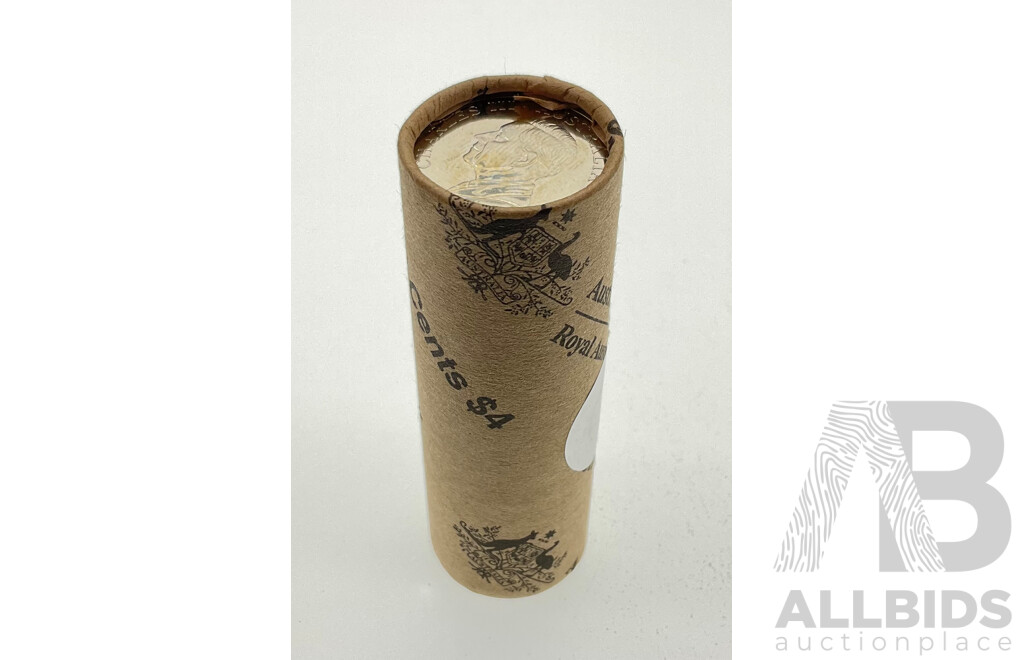 Australian RAM 2024 UNC Ten Cent Coin Roll, King Charles III First Year Issue