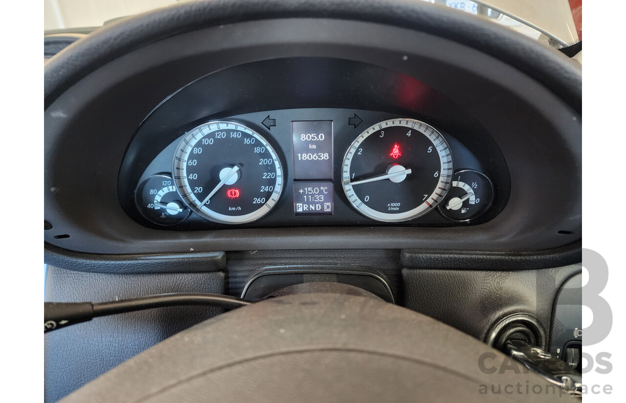 5/2010 Mercedes-Benz CLC 200 Kompressor 203 MY10 2d Coupe Silver 1.8L