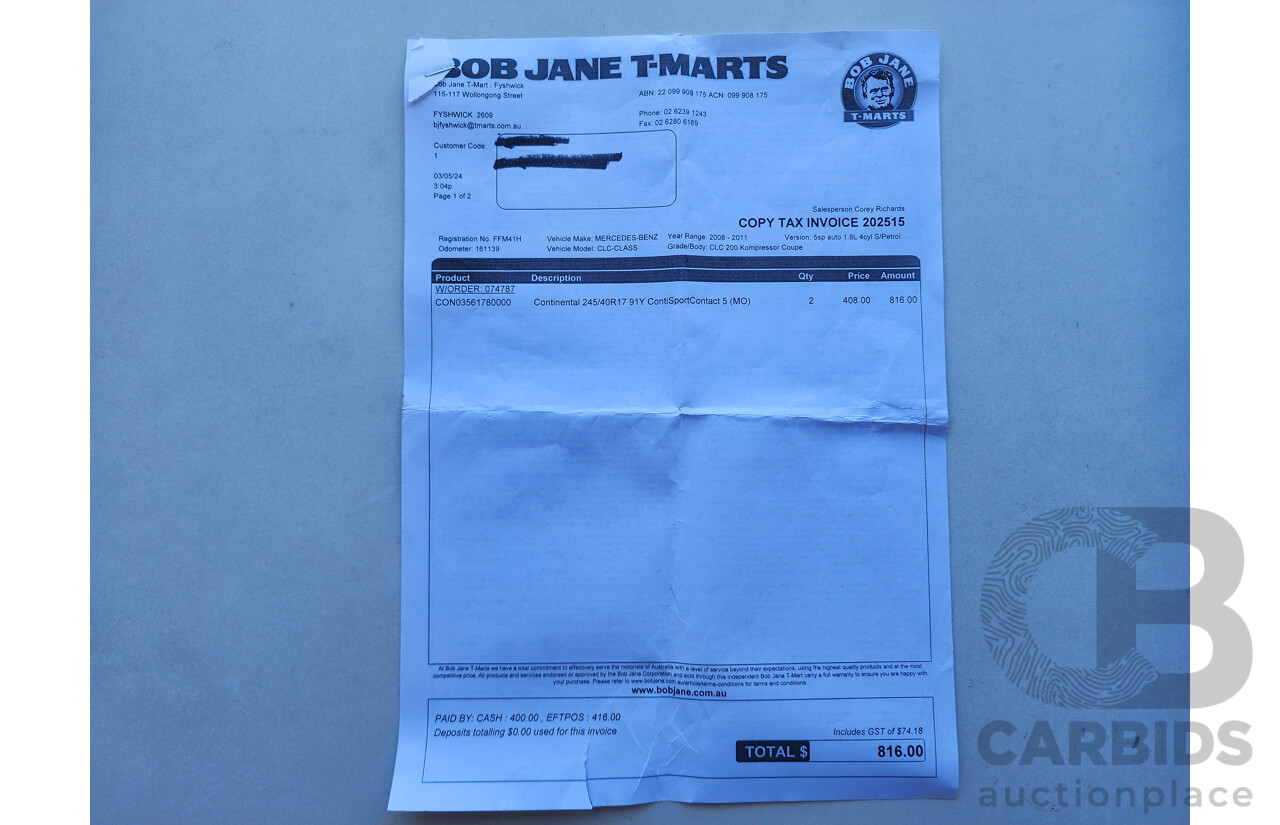 5/2010 Mercedes-Benz CLC 200 Kompressor 203 MY10 2d Coupe Silver 1.8L