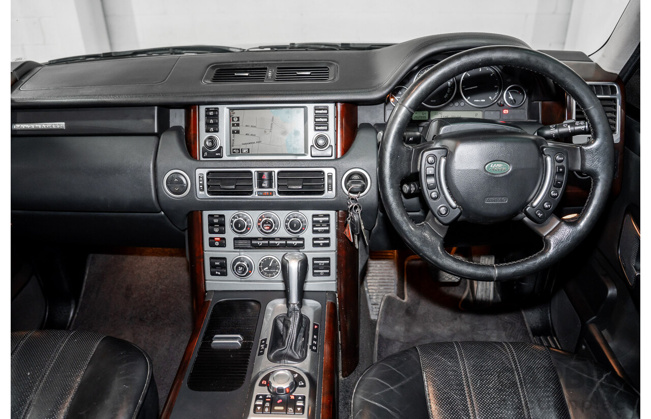 1/2007 Land Rover Range Rover Vogue Luxury TdV8 MY07 4d Wagon Santorini Black Twin Turbo Diesel V8 3.6L