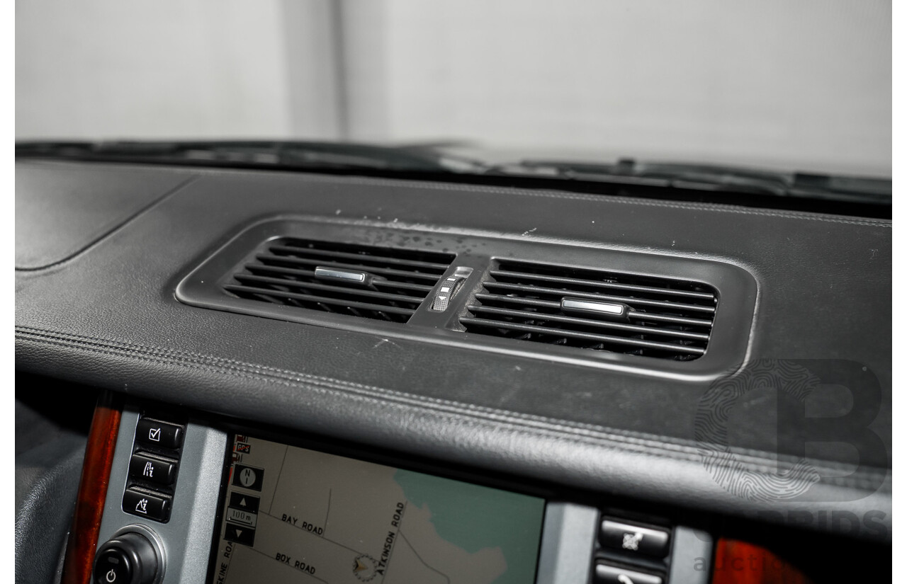 1/2007 Land Rover Range Rover Vogue Luxury TdV8 MY07 4d Wagon Santorini Black Twin Turbo Diesel V8 3.6L