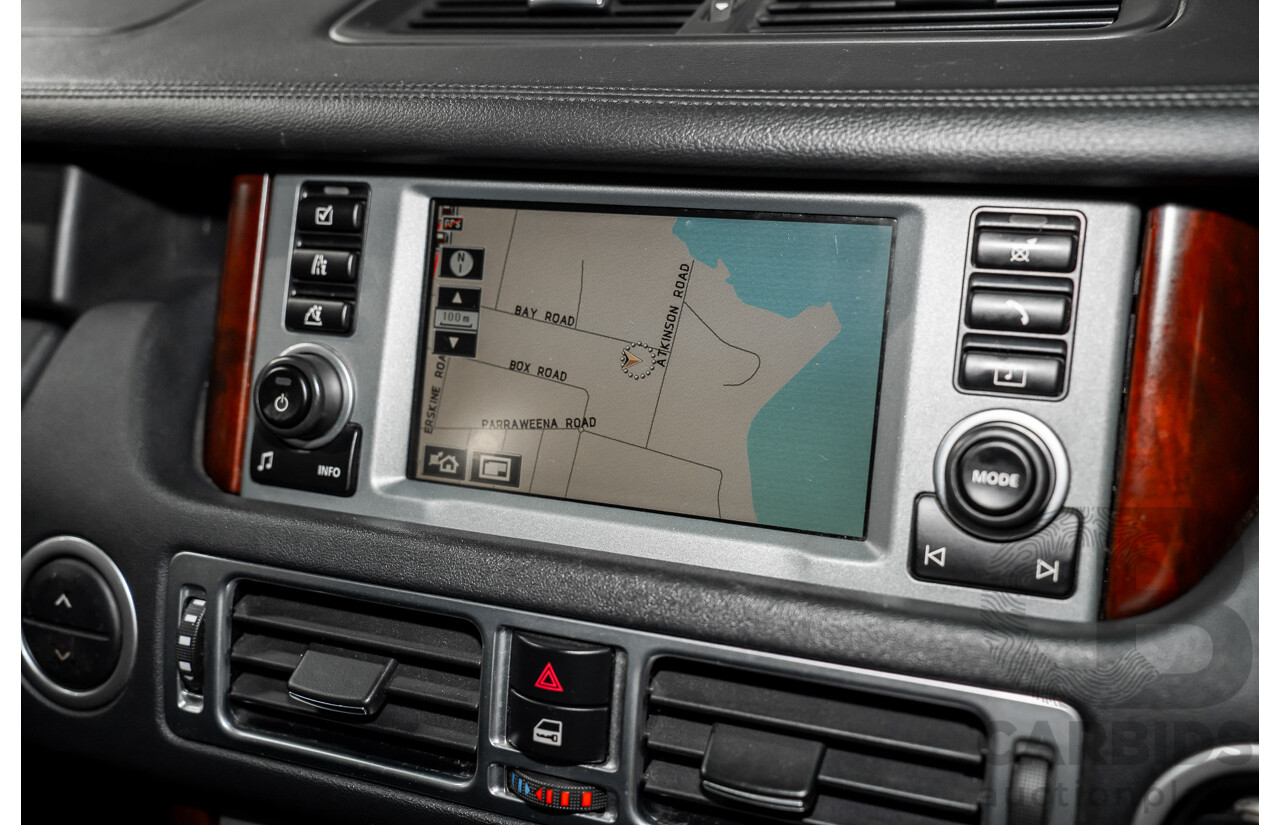 1/2007 Land Rover Range Rover Vogue Luxury TdV8 MY07 4d Wagon Santorini Black Twin Turbo Diesel V8 3.6L