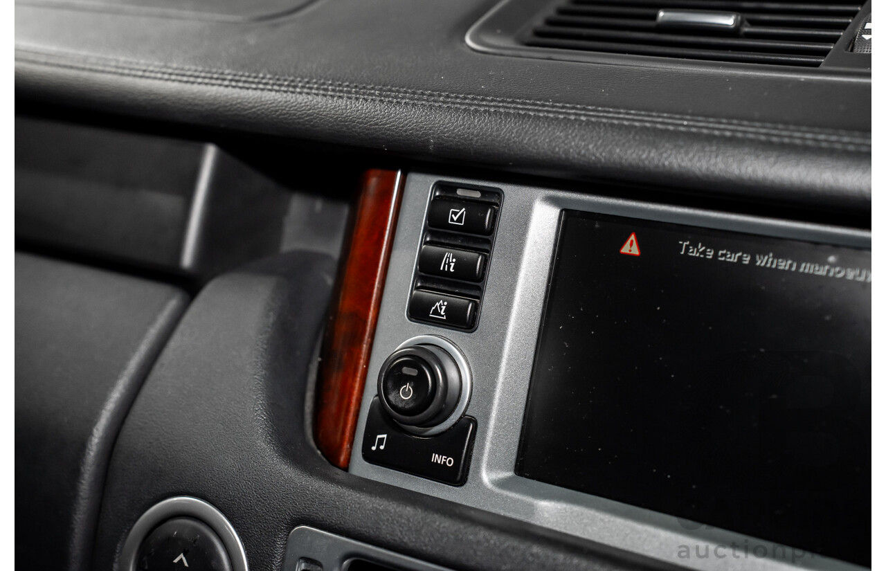 1/2007 Land Rover Range Rover Vogue Luxury TdV8 MY07 4d Wagon Santorini Black Twin Turbo Diesel V8 3.6L