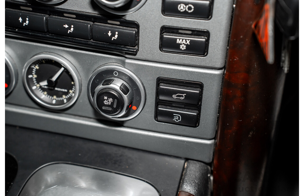 1/2007 Land Rover Range Rover Vogue Luxury TdV8 MY07 4d Wagon Santorini Black Twin Turbo Diesel V8 3.6L