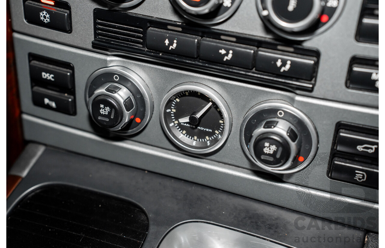 1/2007 Land Rover Range Rover Vogue Luxury TdV8 MY07 4d Wagon Santorini Black Twin Turbo Diesel V8 3.6L