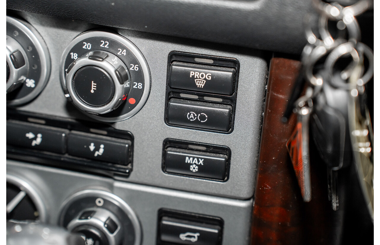 1/2007 Land Rover Range Rover Vogue Luxury TdV8 MY07 4d Wagon Santorini Black Twin Turbo Diesel V8 3.6L