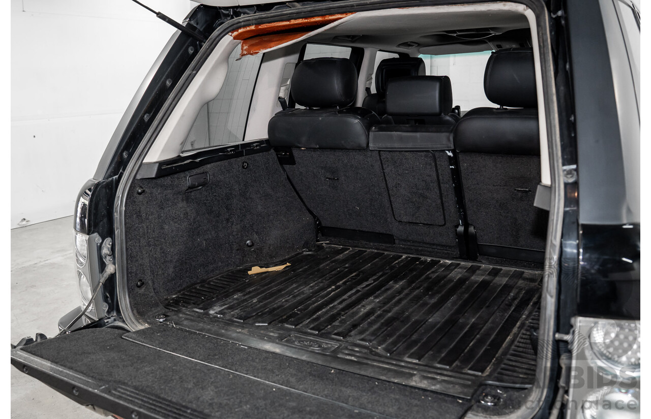 1/2007 Land Rover Range Rover Vogue Luxury TdV8 MY07 4d Wagon Santorini Black Twin Turbo Diesel V8 3.6L