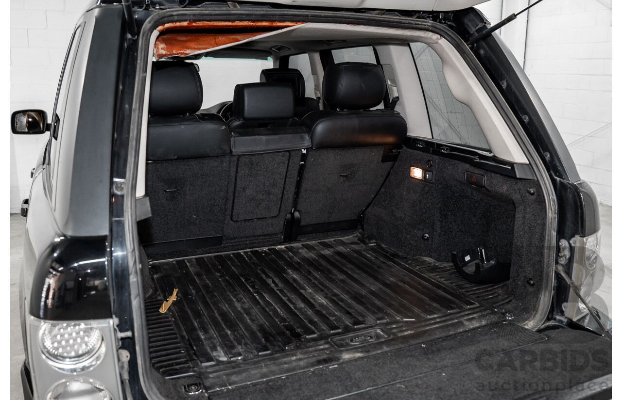 1/2007 Land Rover Range Rover Vogue Luxury TdV8 MY07 4d Wagon Santorini Black Twin Turbo Diesel V8 3.6L