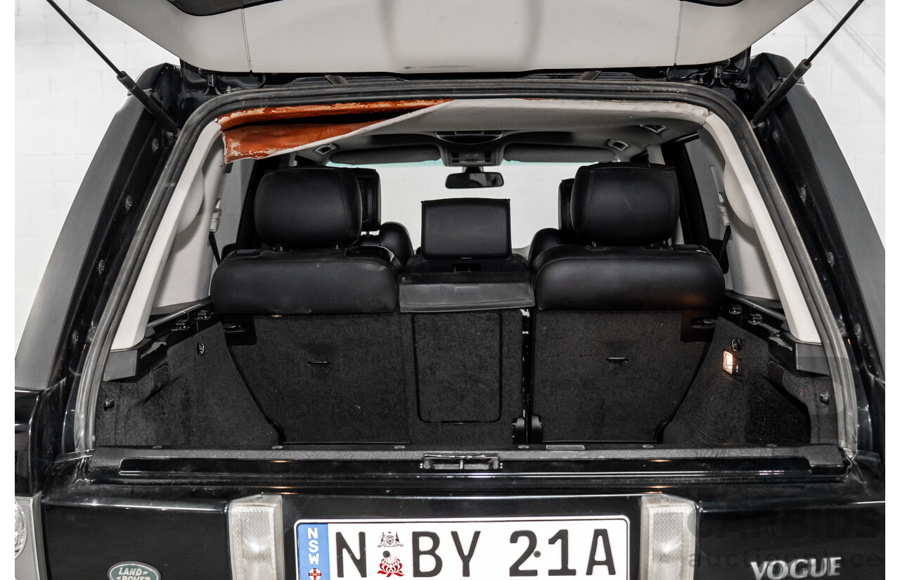 1/2007 Land Rover Range Rover Vogue Luxury TdV8 MY07 4d Wagon Santorini Black Twin Turbo Diesel V8 3.6L