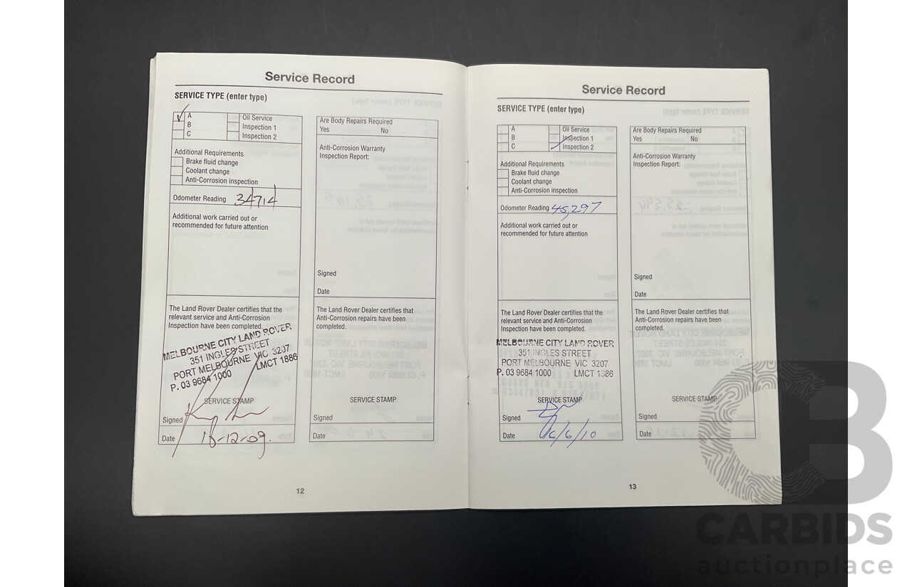 1/2007 Land Rover Range Rover Vogue Luxury TdV8 MY07 4d Wagon Santorini Black Twin Turbo Diesel V8 3.6L