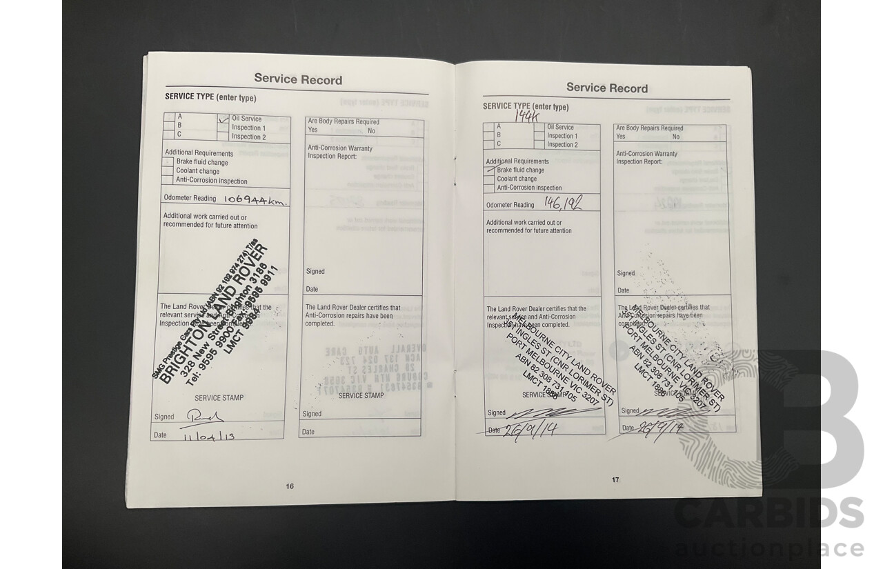 1/2007 Land Rover Range Rover Vogue Luxury TdV8 MY07 4d Wagon Santorini Black Twin Turbo Diesel V8 3.6L
