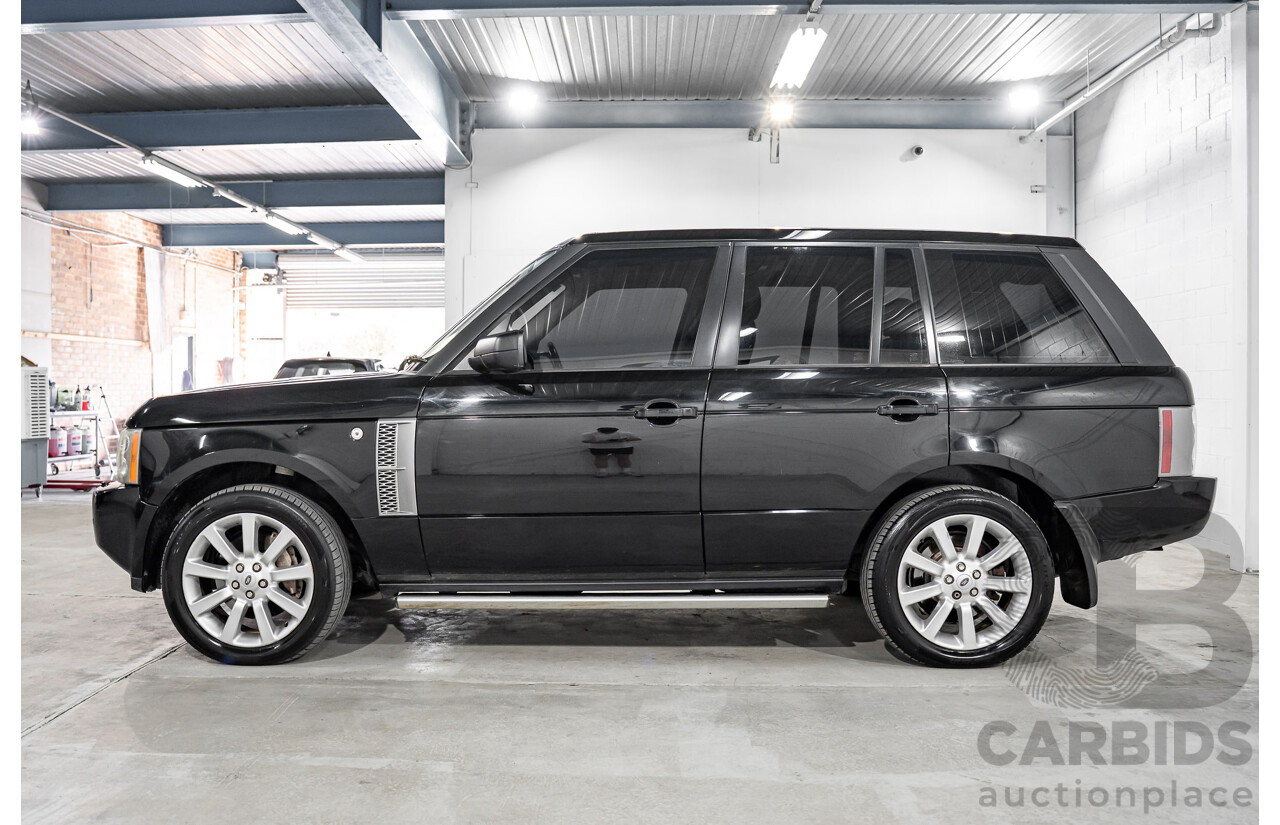 1/2007 Land Rover Range Rover Vogue Luxury TdV8 MY07 4d Wagon Santorini Black Twin Turbo Diesel V8 3.6L