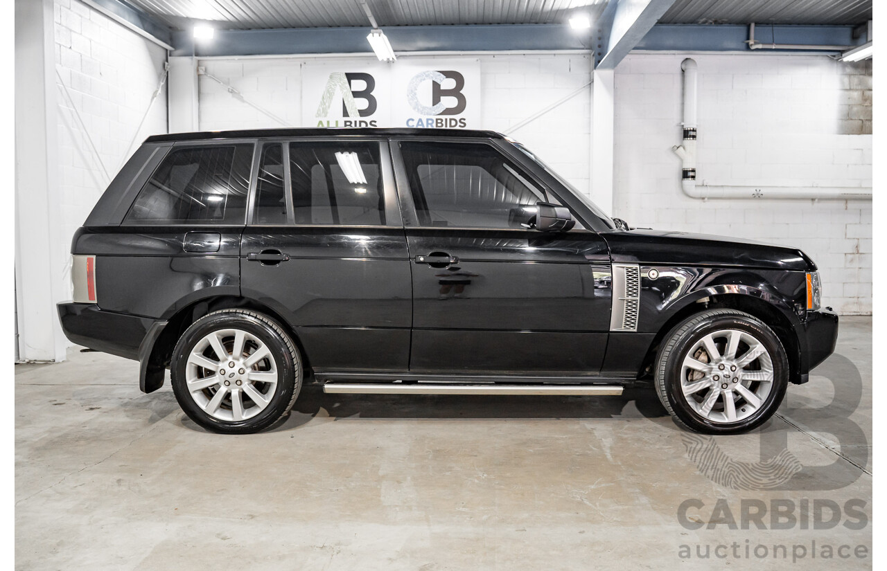 1/2007 Land Rover Range Rover Vogue Luxury TdV8 MY07 4d Wagon Santorini Black Twin Turbo Diesel V8 3.6L