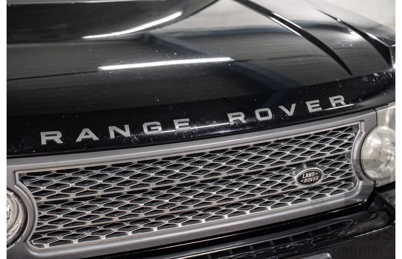 1/2007 Land Rover Range Rover Vogue Luxury TdV8 MY07 4d Wagon Santorini Black Twin Turbo Diesel V8 3.6L
