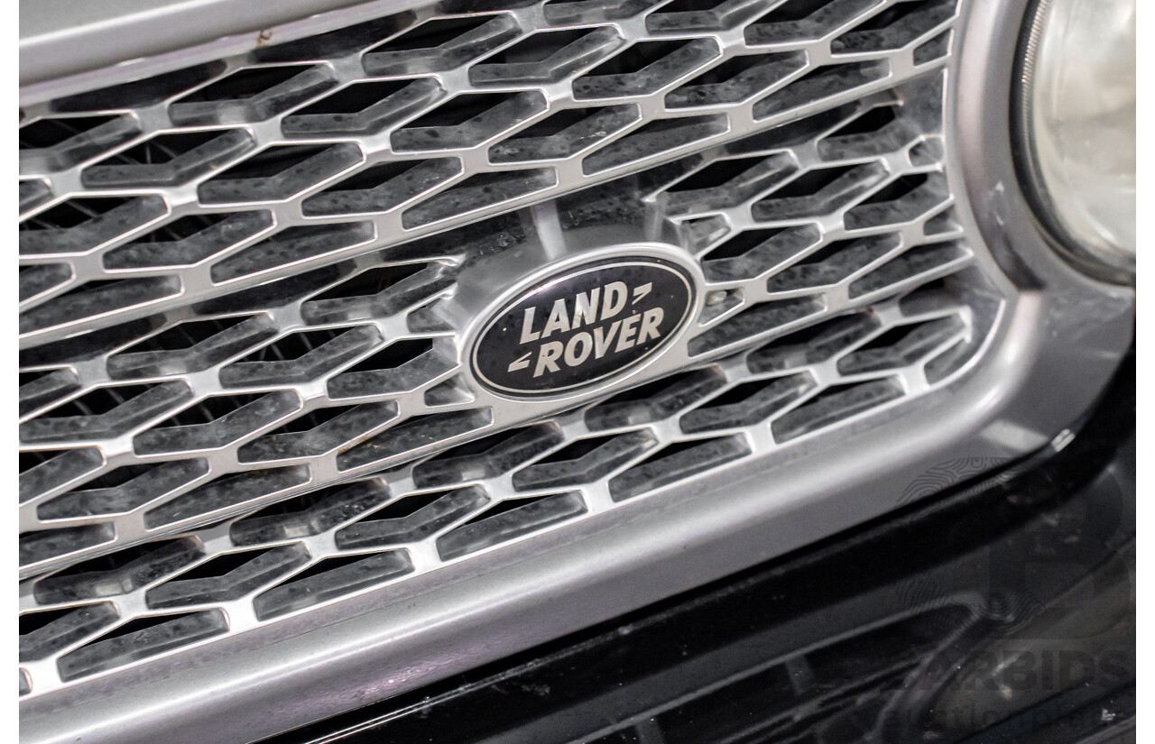 1/2007 Land Rover Range Rover Vogue Luxury TdV8 MY07 4d Wagon Santorini Black Twin Turbo Diesel V8 3.6L