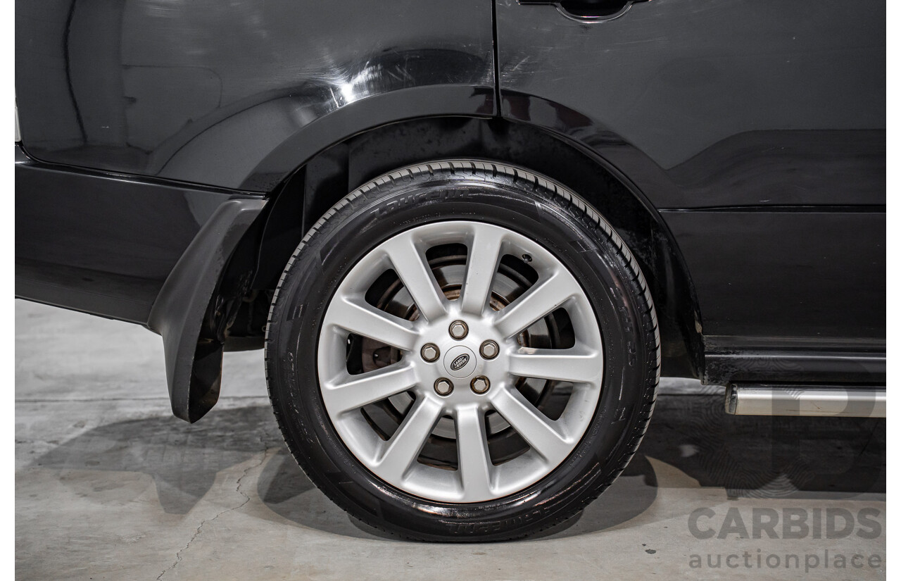 1/2007 Land Rover Range Rover Vogue Luxury TdV8 MY07 4d Wagon Santorini Black Twin Turbo Diesel V8 3.6L